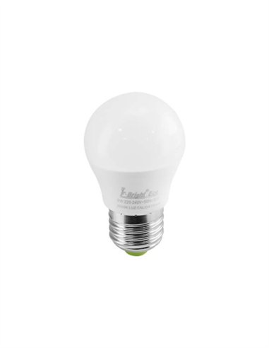 BOMBILLA ESFERICA MATE E27 - 425 LUM - 5W - 3000K