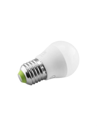 BOMBILLA ESFERICA MATE E27 - 425 LUM - 5W - 3000K