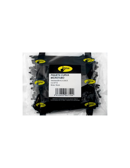 PIQUETA CURVA BOLSA 50 UDS - 4.5X6.5MM