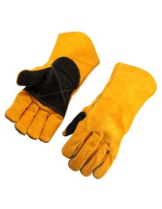 GUANTES DE SOLDADOR COLOR AMARILLO TOLSEN 2