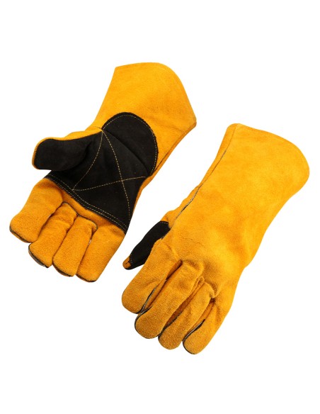 GUANTES DE SOLDADOR COLOR AMARILLO TOLSEN