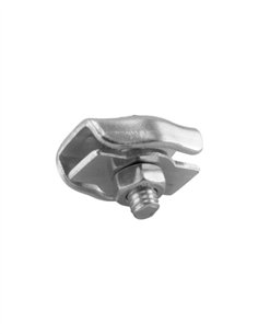 SUJETACABLE PLANO SIMPLE ZINCADO 10 UDS - 5MM