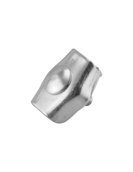 SUJETACABLE PLANO SIMPLE ZINCADO 10 UDS - 3MM