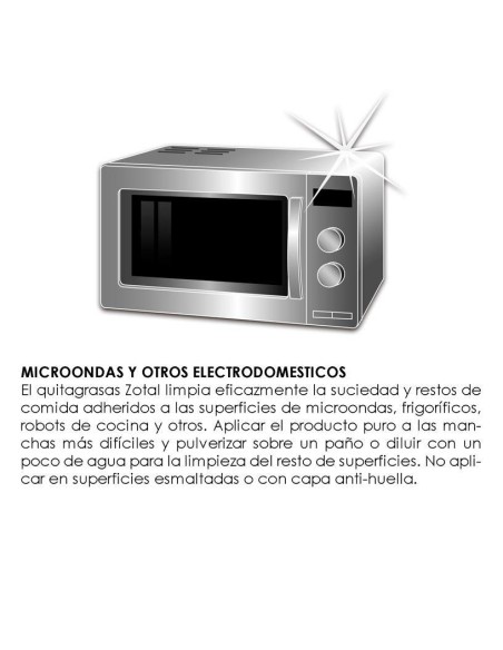 QUITAGRASAS TRIPLE ACCIÓN ZOTAL HOGAR 750ML