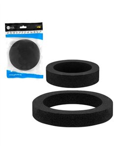 CONJUNTO DE GOMAS ASIENTO ESPUMA Ø111MM + Ø82MM TANQUE BAJO