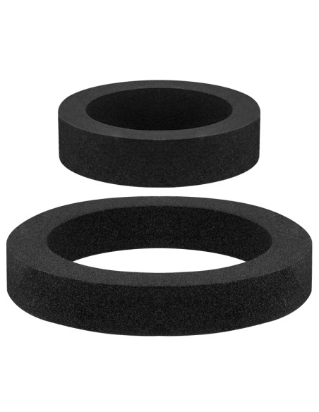 CONJUNTO DE GOMAS ASIENTO ESPUMA Ø111MM + Ø82MM TANQUE BAJO