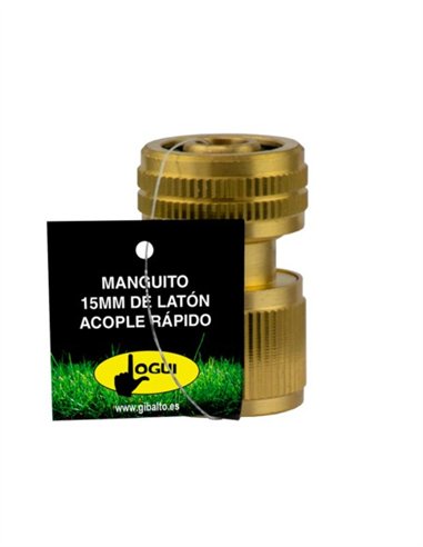 MANGUITO LATÓN CONEXIÓN RÁPIDA - 15MM