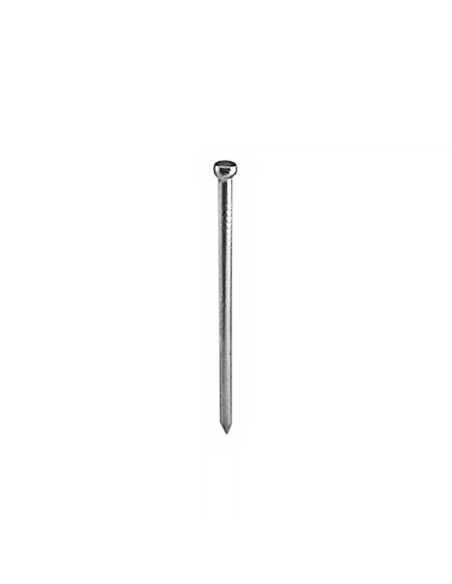 PAQUETE 3 KG PUNTAS DE ACERO CABEZA PERDIDA - 8(1.3MM) - 25MM