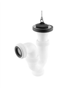 SIFÓN CURVO EXTENSIBLE S/HORIZONTAL + REDUCTORA + VÁLVULA LAVABO-BIDET 2