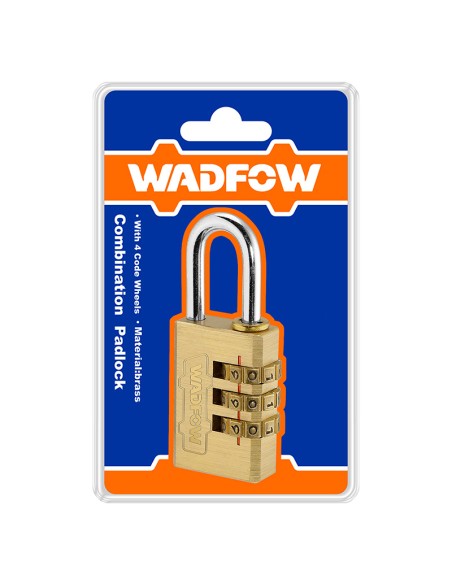 CANDADO COMBINACION 3 DIGITOS WADFOW - 3X20MM