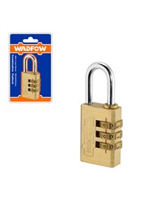 CANDADO COMBINACION 3 DIGITOS WADFOW - 3X30MM
