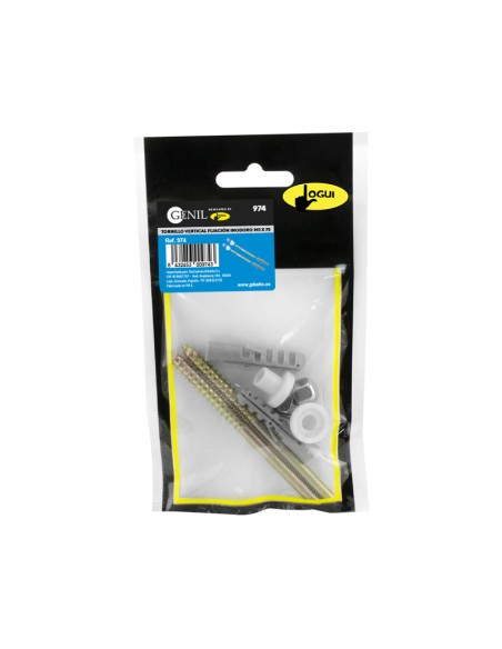 CONJUNTO TORNILLO VERTICAL INODORO - HB M5X75