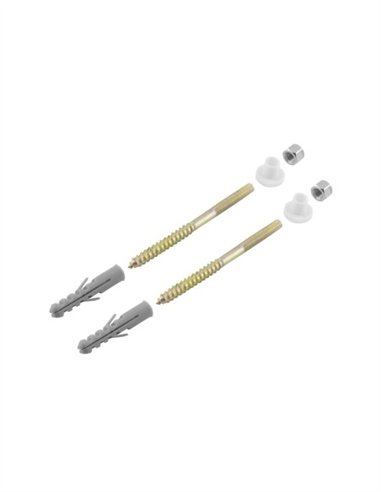 CONJUNTO TORNILLO VERTICAL INODORO - LATON M5X75