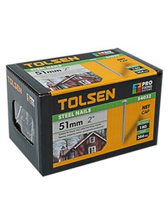 PAQUETE 1 KG PUNTA HIERRO CABEZA PLANA - 4X4MM 2