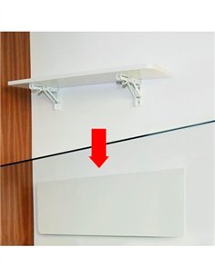 SOPORTE PLEGABLE BLANCO WADFOW - 250MM 2