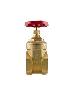VÁLVULA COMPUERTA LATÓN - 3/4" 2