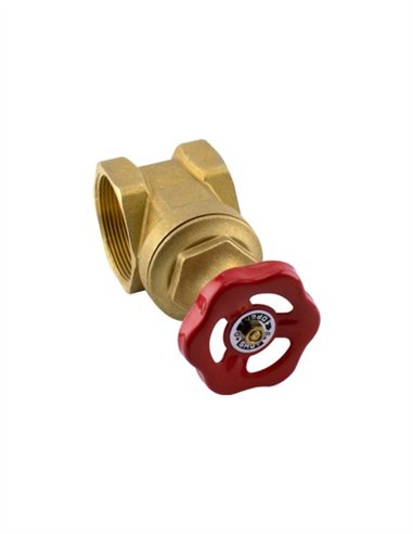 VÁLVULA COMPUERTA LATÓN - 3/4"