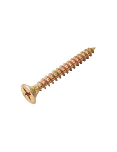 TORNILLO R/MADERA POZ TOLSEN - 4X50MM - 500UDS