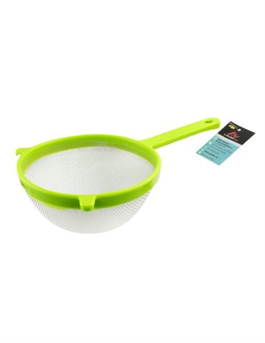 COLADOR MANGO PLÁSTICO - 18CM