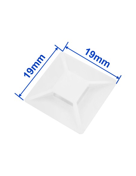 BASE PARA BRIDA (100UND) WADFOW - 28X28MM