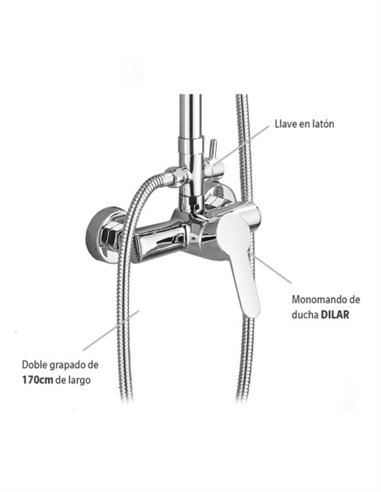 COLUMNA DE DUCHA GENIL DILAR