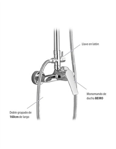 COLUMNA DE DUCHA GENIL BEIRO
