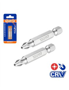 JUEGO 2PZS BITS LARGAS POZIDRIV WADFOW - PZ2X50MM