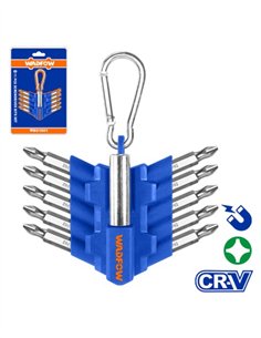 JUEGO 11 PIEZAS BITS PH2 50MM WADFOW