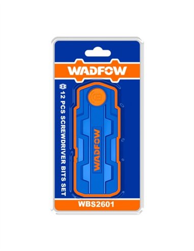 JUEGO 12 PIEZAS BITS PH2 25MM WADFOW