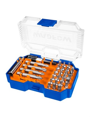 JUEGO 36 PIEZAS BITS MAGNETICOS WADFOW