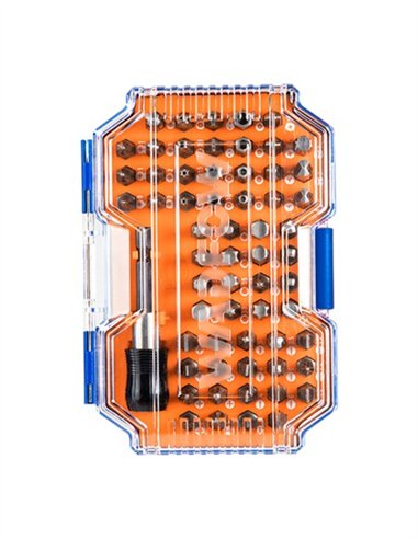 JUEGO 62 PIEZAS BITS MAGNETICOS WADFOW