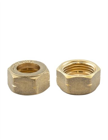 CONJUNTO (TUERCA 21.8 ROSCA IZQ. +TETINA + JUNTA)