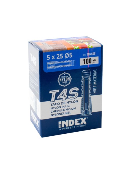 CAJA DE TACOS SX NYLON 4 SEGMENTOS - 14X70MM