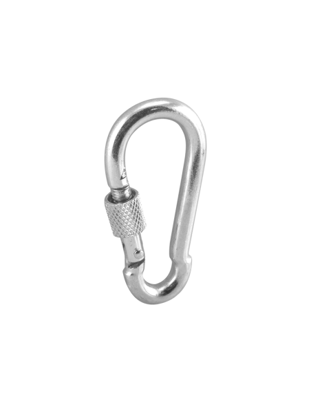 MOSQUETON BOMBERO CON SEGURO - 7X70MM - 10UDS