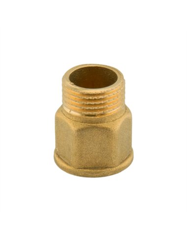 ALARGADERA LATÓN HEXAGONAL - 1" - 20MM