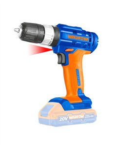 TALADRO PERCUTOR 20V + 2BATERIAS 1.5Ah WADFOW 2