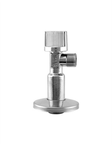 VÁLVULA ESCUADRA CUERPO EXTRA LARGO 2 UDS - 1/2" X 3/8"
