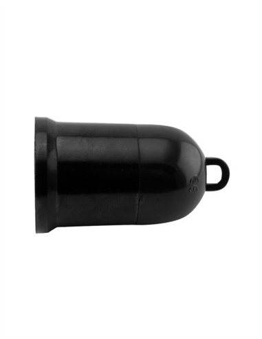 PORTALAMPARAS BAQUELITA E27 NEGRO