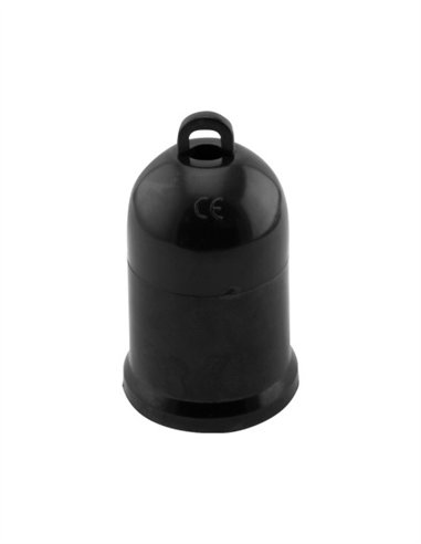PORTALAMPARAS BAQUELITA E27 NEGRO