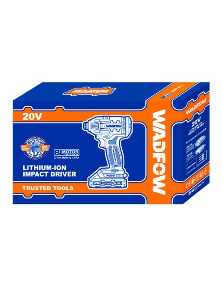 ATORNILLADOR DE IMPACTO 20V 1/4" WADFOW