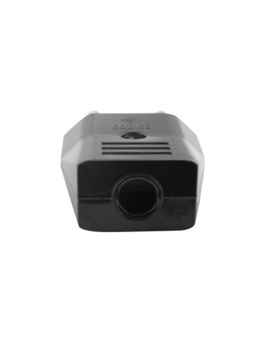 CLAVIJA RED ELECTRICA MACHO 4MM 10A/250V COLOR NEGRA
