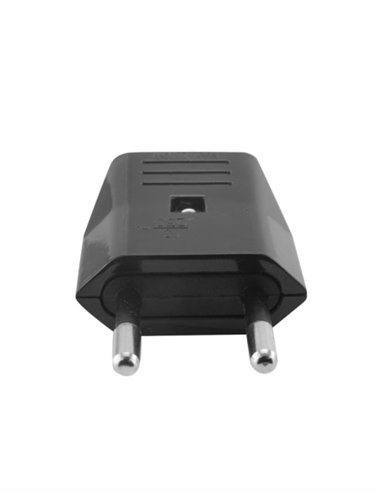 CLAVIJA RED ELECTRICA MACHO 4MM 10A/250V COLOR NEGRA