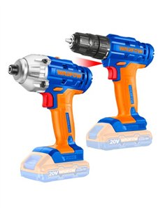 TALADRO COMBO KIT 20V 10MM 2 PIEZAS WADFOW 2