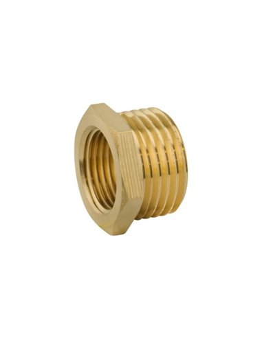 TUERCA LATÓN REDUCCION MACHO - HEMBRA - M2" - H1 1/2"