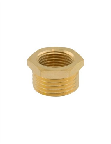 TUERCA LATÓN REDUCCION MACHO - HEMBRA - M2" - H1 1/2"