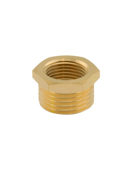 TUERCA LATÓN REDUCCION MACHO - HEMBRA - M2" - H1 1/2"