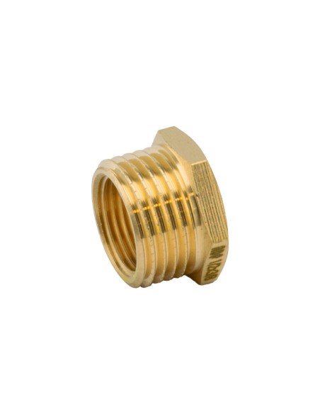TUERCA LATÓN REDUCCION MACHO - HEMBRA - M2" - H1 1/2"