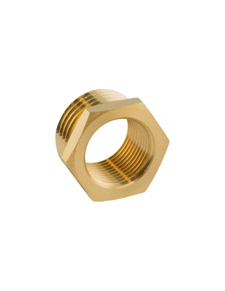 TUERCA LATÓN REDUCCION MACHO - HEMBRA - M2" - H1 1/2"