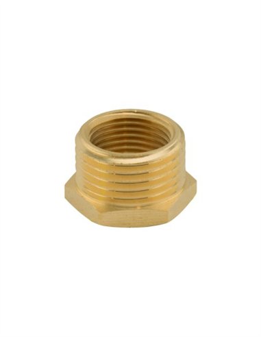 TUERCA LATÓN REDUCCION MACHO - HEMBRA - M2" - H1 1/2"