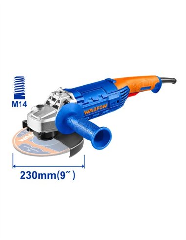 AMOLADORA ANGULAR 230MM 2000W WADFOW